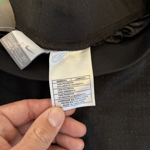 NWT VTG Nike Y2K Girls 14-16 Low Rise Flared Pink Striped Pants‎ Size XL - Picture 6 of 6